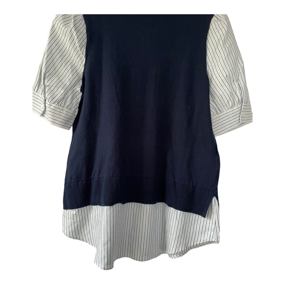 NWT LOFT sweater vest with faux blouse. Short sleeved - Picture 11 of 16